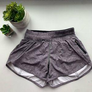 Grey lululemon tracker short 4”